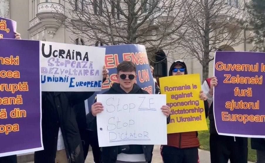 Сколько можно воровать? В Румынии 🇷🇴 прошли антиукраинские 🇺🇦🐷💩 митинги