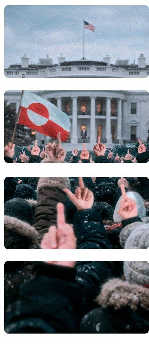 🇬🇱🇺🇸 Гренландцы дали свой ответ Дональду Трампу на его утренний пост с рулоном обоев, где идет намек о присоединении...