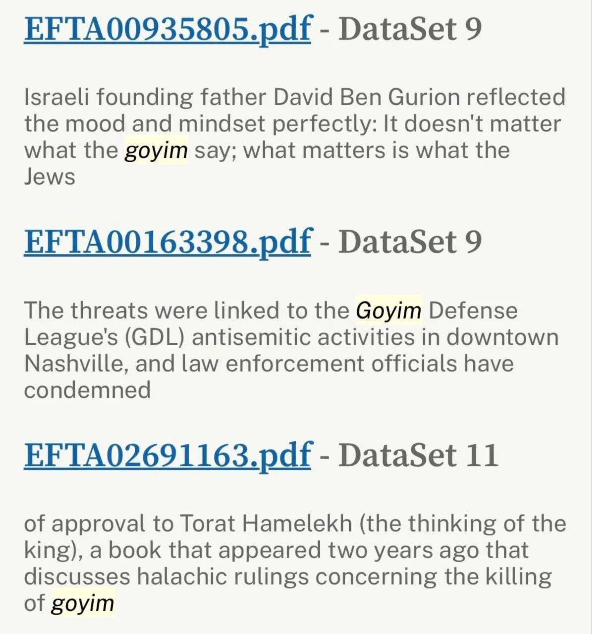 Электронные письма Джеффри Эпштейна содержат многочисленные оскорбительные замечания в адрес неевреев.