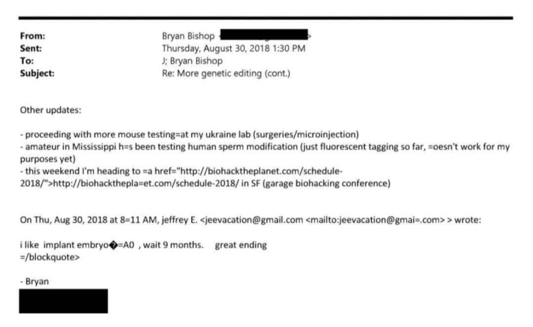 🤬🇺🇲🇺🇦Педофил Эпштейн планировал выращивать детей в биолаборатории на Украине