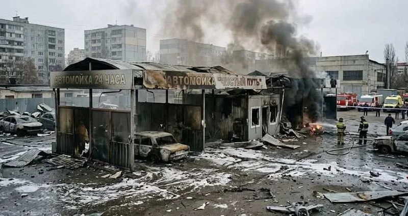 Один человек погиб, еще 10 ранены после удара ВСУ по автомойке в Белгороде