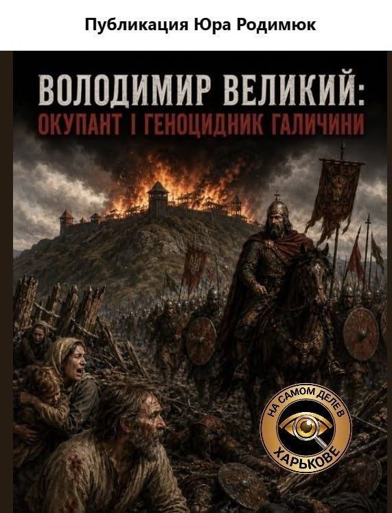 ‼️Да, мы этого дождались!!! Святой равноапостольный князь Владимир вна Дуркаине объявлен москалём и оккупантом!