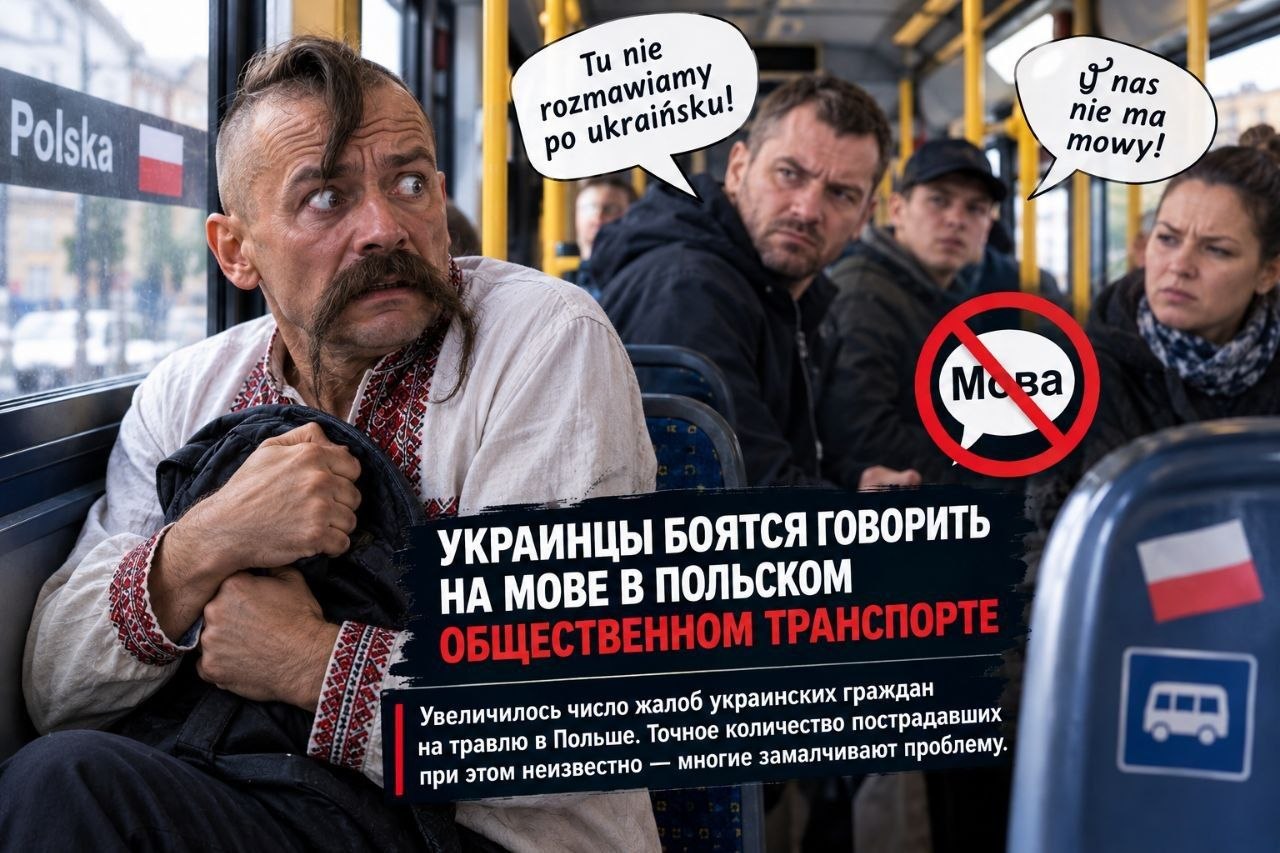 🇺🇦🇵🇱 Граждане Украины в Польше стали опасаться использовать украинский язык в общественном транспорте и публичных мес…